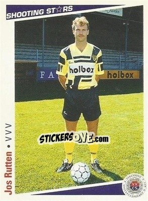 Sticker Jos Rutten - Shooting Stars Holland 1991-1992 n. 244 - Merlin