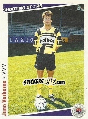 Sticker Juno Verberne - Shooting Stars Holland 1991-1992 - Merlin