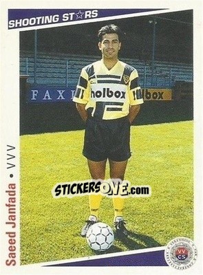 Cromo Saeed Janfada - Shooting Stars Holland 1991-1992 - Merlin