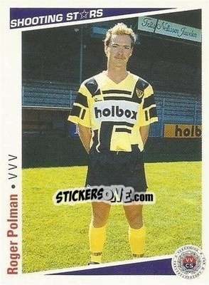 Sticker Roger Polman - Shooting Stars Holland 1991-1992 - Merlin