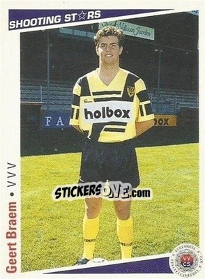 Sticker Geert Braem - Shooting Stars Holland 1991-1992 - Merlin