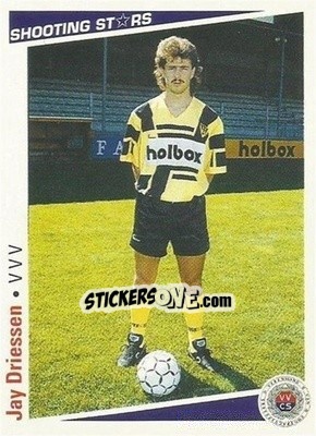 Cromo Jay Driessen - Shooting Stars Holland 1991-1992 - Merlin