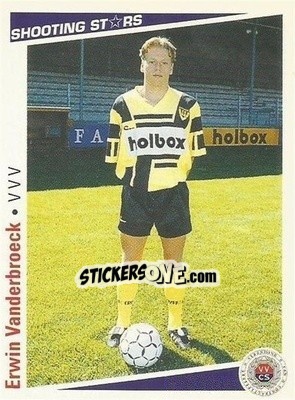 Figurina Erwin Vanderbroeck - Shooting Stars Holland 1991-1992 - Merlin