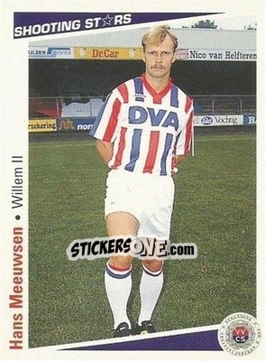 Sticker Hans Meeuwsen - Shooting Stars Holland 1991-1992 - Merlin