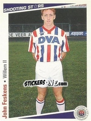 Sticker John Feskens - Shooting Stars Holland 1991-1992 - Merlin