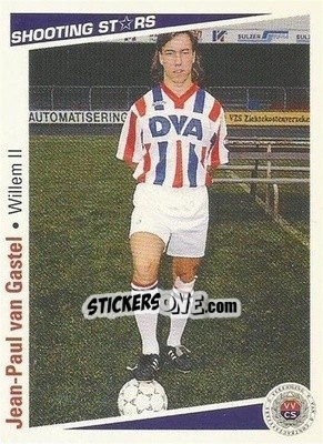 Sticker Jean-Paul van Gastel - Shooting Stars Holland 1991-1992 - Merlin