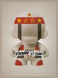 Sticker Camisa do São Paulo - Campeonato Brasileiro 2009 n. 14 - Panini