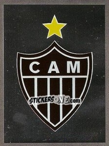 Cromo Escudo do Atlético-MG - Campeonato Brasileiro 2009 - Panini