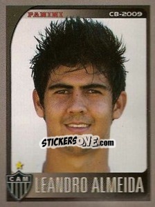 Sticker Leandro Almeida - Campeonato Brasileiro 2009 - Panini