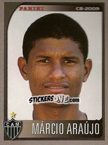 Sticker Márcio Araujo - Campeonato Brasileiro 2009 n. 25 - Panini