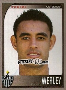 Sticker Werley - Campeonato Brasileiro 2009 n. 30 - Panini