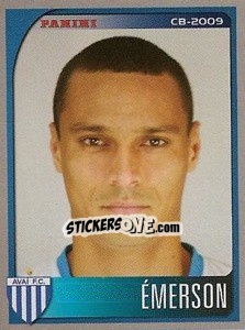 Cromo Émerson - Campeonato Brasileiro 2009 n. 38 - Panini