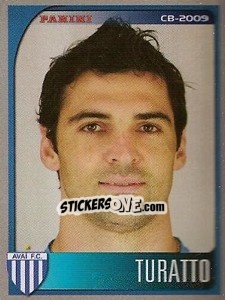 Cromo Turatto - Campeonato Brasileiro 2009 n. 39 - Panini