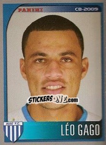 Cromo Léo Gago - Campeonato Brasileiro 2009 - Panini