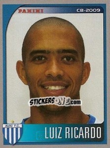 Cromo Luis Ricardo - Campeonato Brasileiro 2009 - Panini