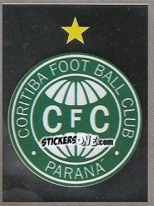 Figurina Escudo do Coritiba - Campeonato Brasileiro 2009 - Panini