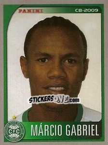 Figurina Márcio Gabriel - Campeonato Brasileiro 2009 - Panini