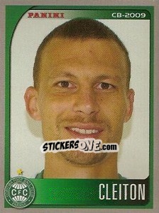 Sticker Cleiton - Campeonato Brasileiro 2009 - Panini