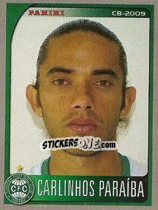 Cromo Carlinhos Paraíba - Campeonato Brasileiro 2009 - Panini