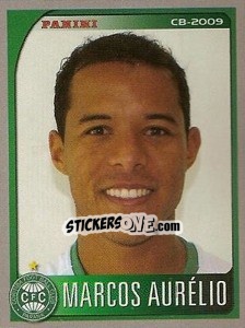 Cromo Marcos Aurélio - Campeonato Brasileiro 2009 - Panini