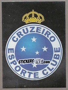 Figurina Escudo do Cruzeiro - Campeonato Brasileiro 2009 - Panini