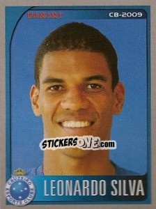 Cromo Leonardo Silva - Campeonato Brasileiro 2009 - Panini