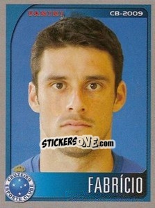 Sticker Fabrício - Campeonato Brasileiro 2009 n. 77 - Panini