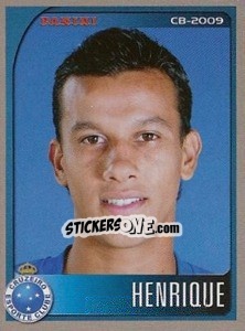 Cromo Henrique - Campeonato Brasileiro 2009 - Panini