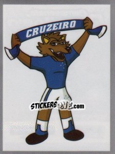 Figurina Mascote do Cruzeiro - Campeonato Brasileiro 2009 - Panini