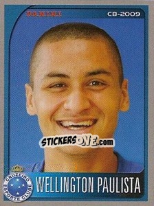 Sticker Wellington Paulista - Campeonato Brasileiro 2009 - Panini