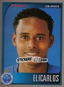 Sticker Elicarlos - Campeonato Brasileiro 2009 n. 85 - Panini