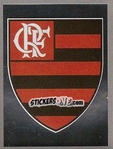 Cromo Escudo do Flamengo - Campeonato Brasileiro 2009 - Panini