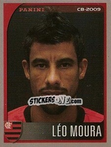Cromo Leonardo Moura - Campeonato Brasileiro 2009 n. 91 - Panini