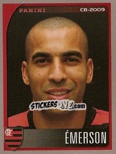 Cromo Emerson - Campeonato Brasileiro 2009 n. 100 - Panini