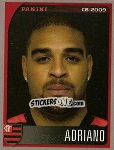 Sticker Adriano - Campeonato Brasileiro 2009 n. 106 - Panini