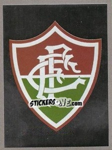 Cromo Escudo do Fluminense - Campeonato Brasileiro 2009 - Panini