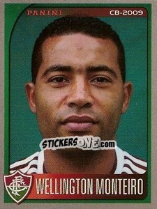 Figurina Wellington Monteiro - Campeonato Brasileiro 2009 - Panini