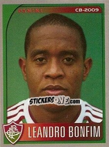 Figurina Leandro Bonfim - Campeonato Brasileiro 2009 - Panini