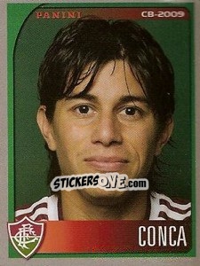 Sticker Darío Conca - Campeonato Brasileiro 2009 n. 115 - Panini