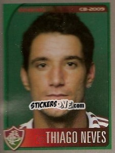 Cromo Thiago Neves - Campeonato Brasileiro 2009 - Panini