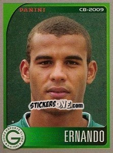 Cromo Ernando - Campeonato Brasileiro 2009 n. 128 - Panini