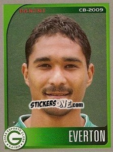 Cromo Éverton - Campeonato Brasileiro 2009 - Panini