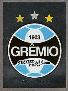 Sticker Escudo do Grêmio - Campeonato Brasileiro 2009 - Panini