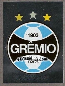 Sticker Escudo do Grêmio - Campeonato Brasileiro 2009 n. 143 - Panini