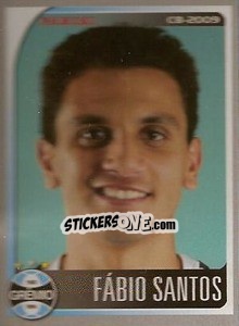 Sticker Fábio Santos - Campeonato Brasileiro 2009 n. 153 - Panini