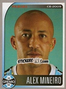 Sticker Alex Mineiro - Campeonato Brasileiro 2009 - Panini