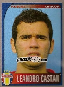 Sticker Leandro Castan - Campeonato Brasileiro 2009 n. 165 - Panini