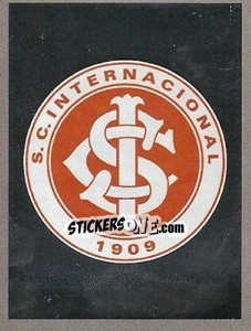 Sticker Escudo do Internacional - Campeonato Brasileiro 2009 - Panini