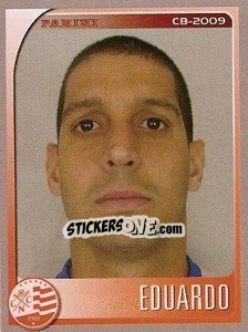 Sticker Eduardo - Campeonato Brasileiro 2009 n. 198 - Panini