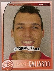Sticker Galiardo - Campeonato Brasileiro 2009 n. 199 - Panini